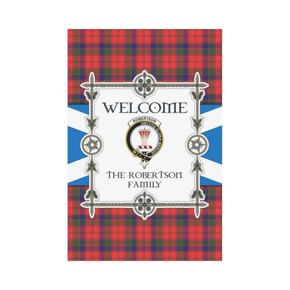 Robertson Clan Garden Flag, Scottish Tartan Robertson Clans Garden Flag New Style