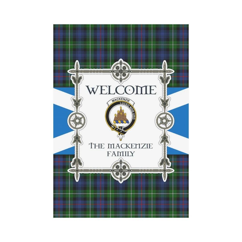 Mackenzie Clan Garden Flag, Scottish Tartan Mackenzie Clans Garden Flag New Style