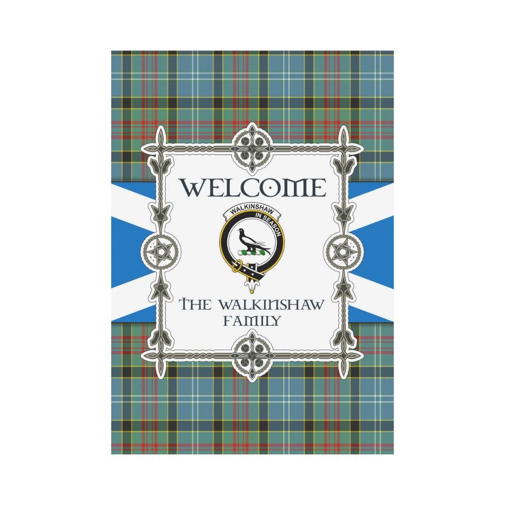 Walkinshaw Clan Garden Flag, Scottish Tartan Walkinshaw Clans Garden Flag New Style