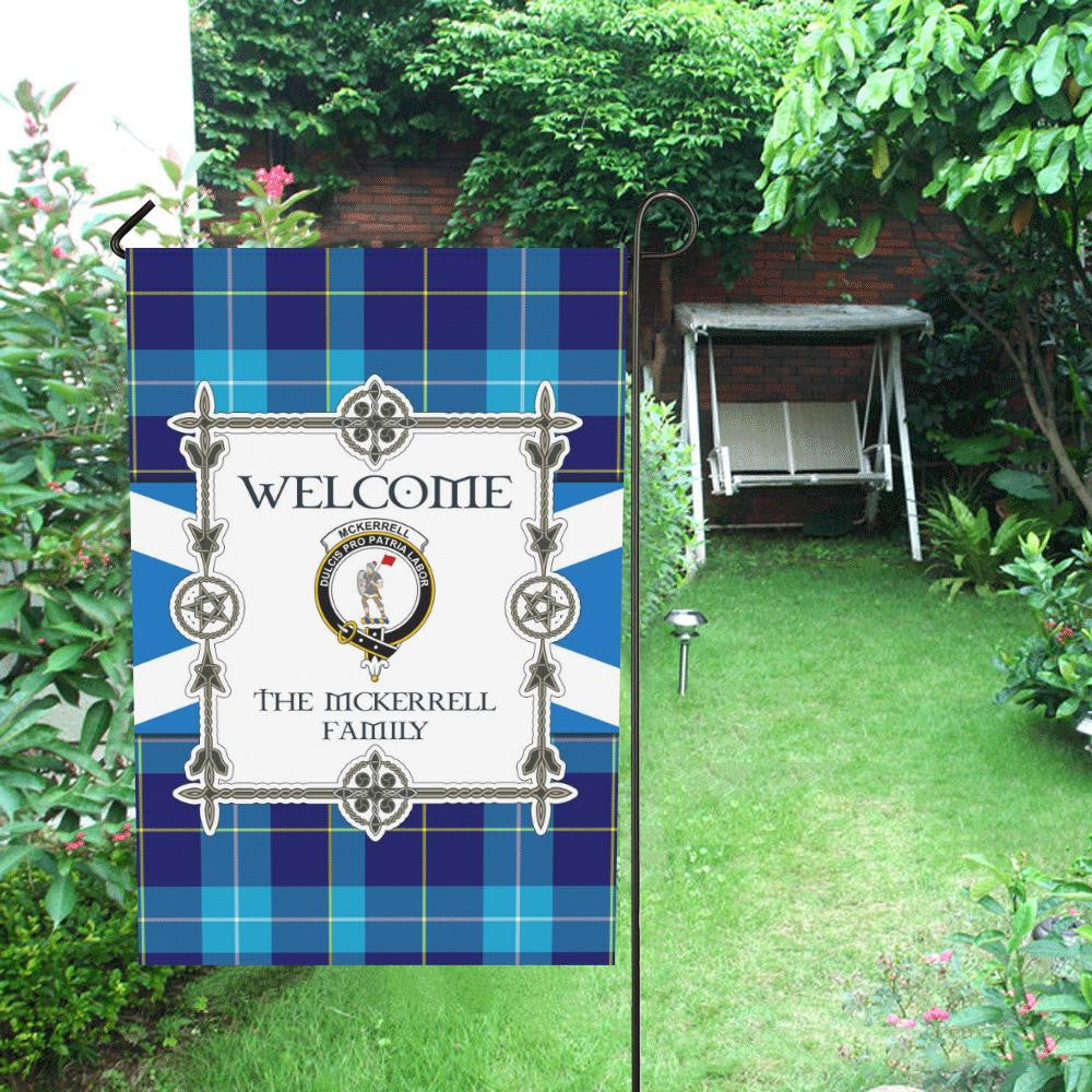 Mckerrell Clan Garden Flag, Scottish Tartan Mckerrell Clans Garden Flag New Style