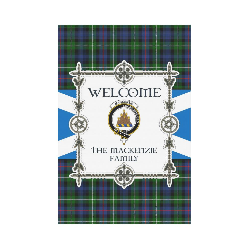 Mackenzie Clan Garden Flag, Scottish Tartan Mackenzie Clans Garden Flag New Style