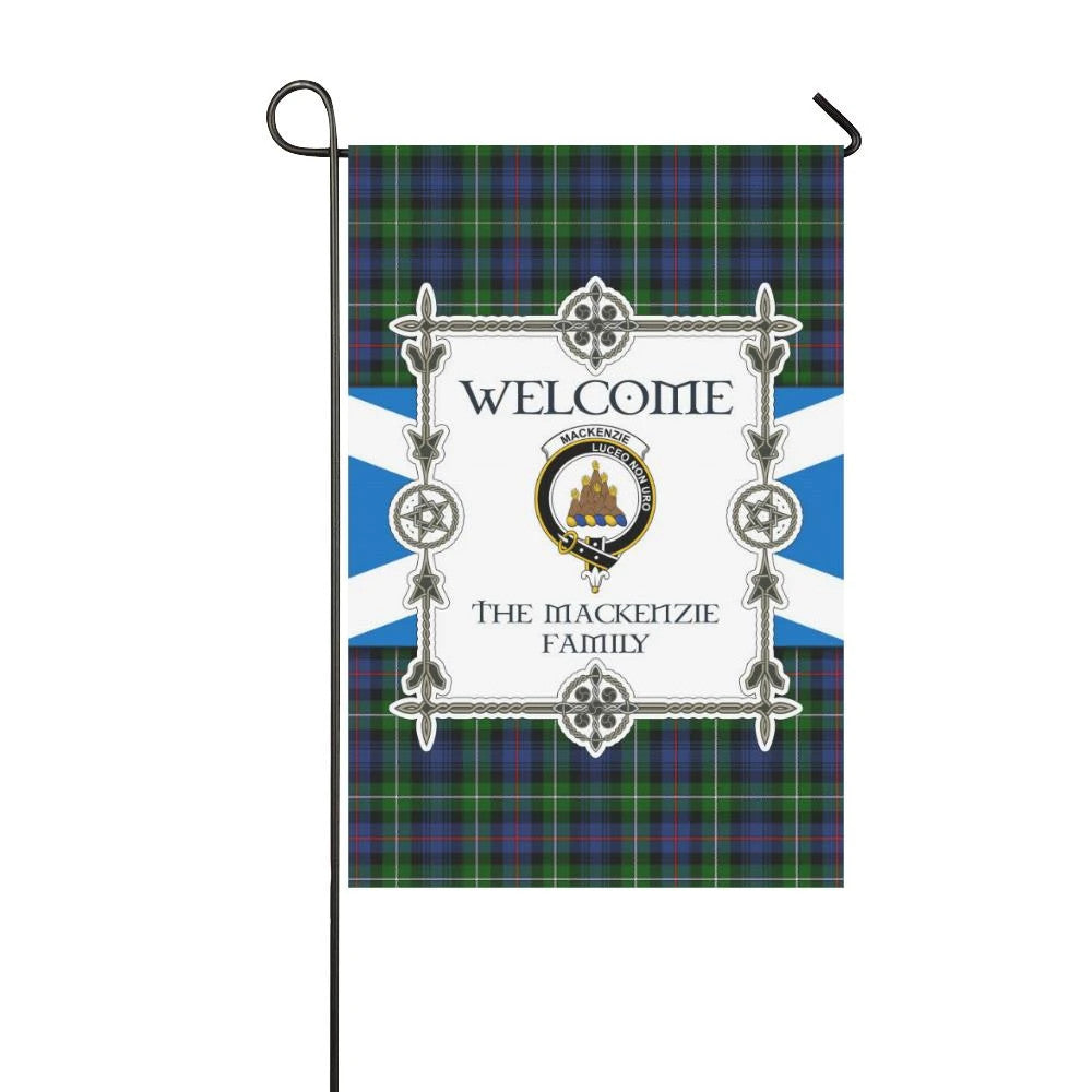 Mackenzie Clan Garden Flag, Scottish Tartan Mackenzie Clans Garden Flag New Style
