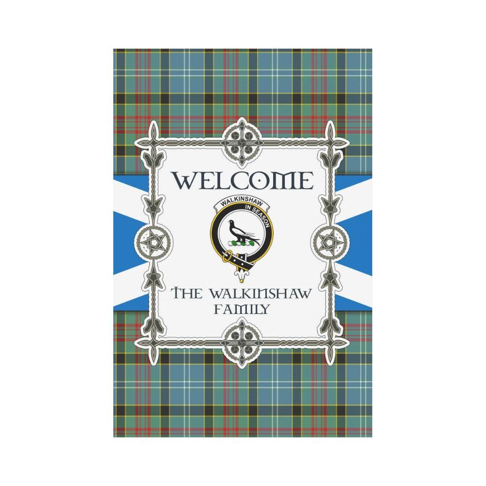 Walkinshaw Clan Garden Flag, Scottish Tartan Walkinshaw Clans Garden Flag New Style