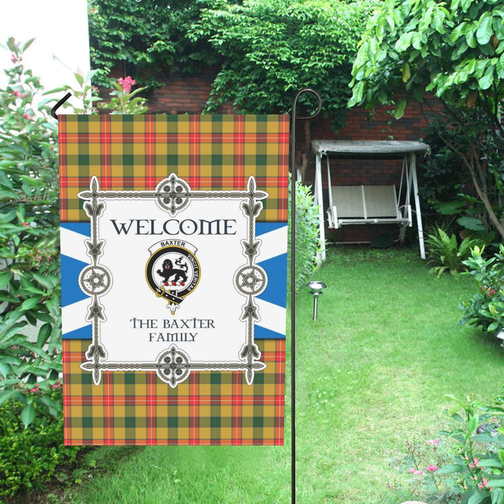 Baxter Clan Garden Flag, Scottish Tartan Baxter Clans Garden Flag New Style