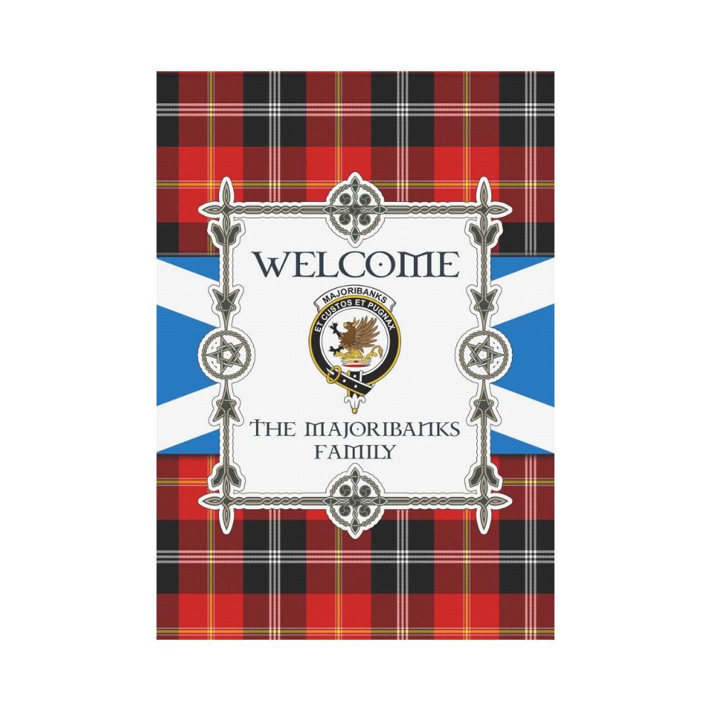 Majoribanks Clan Garden Flag, Scottish Tartan Majoribanks Clans Garden Flag New Style