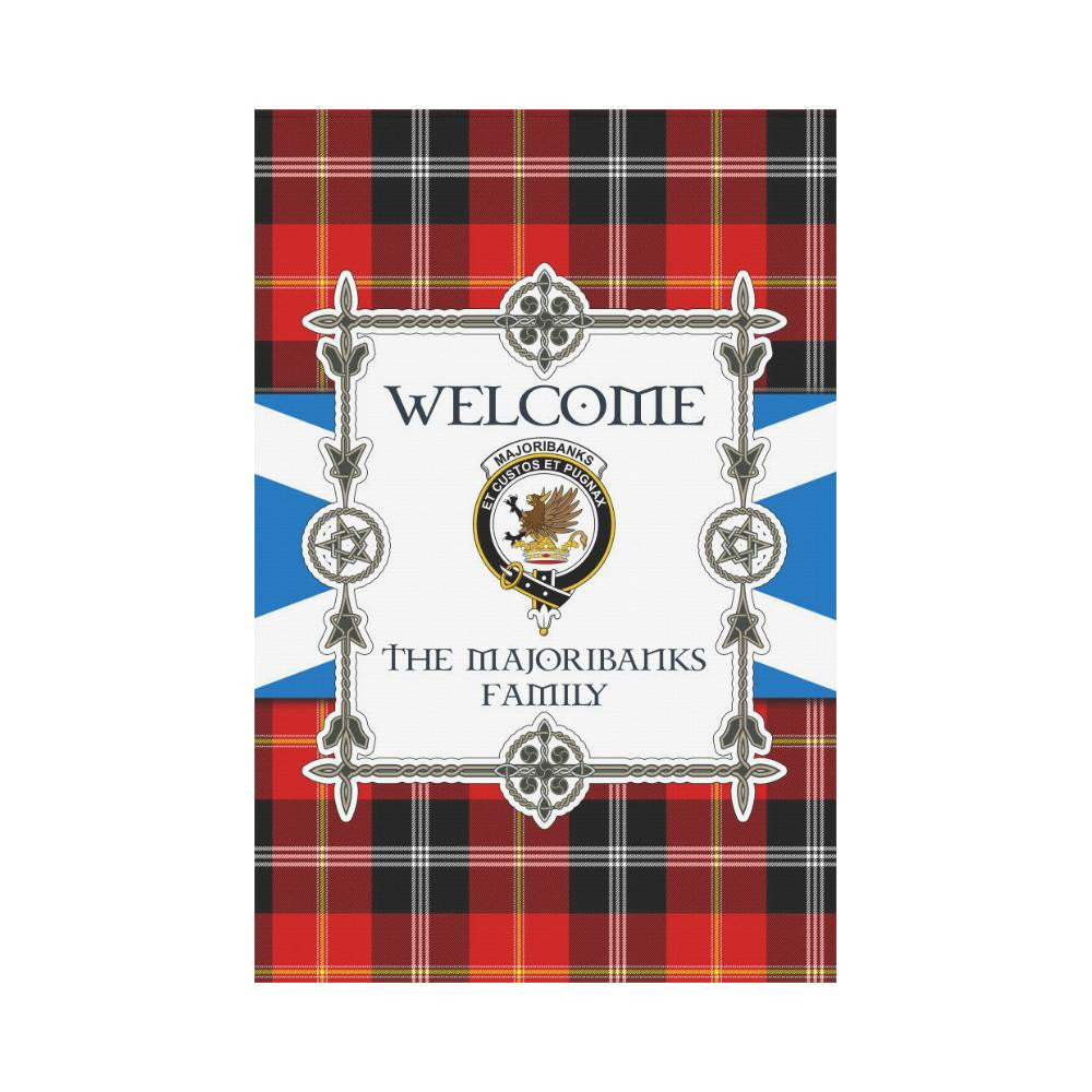 Majoribanks Clan Garden Flag, Scottish Tartan Majoribanks Clans Garden Flag New Style