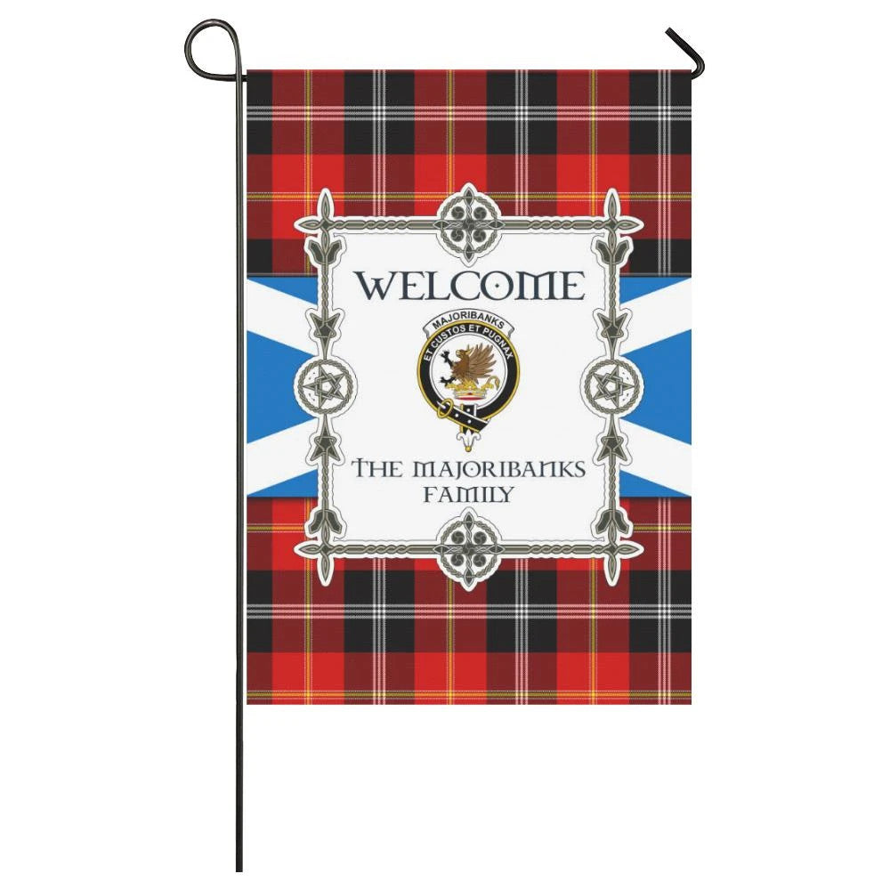 Majoribanks Clan Garden Flag, Scottish Tartan Majoribanks Clans Garden Flag New Style