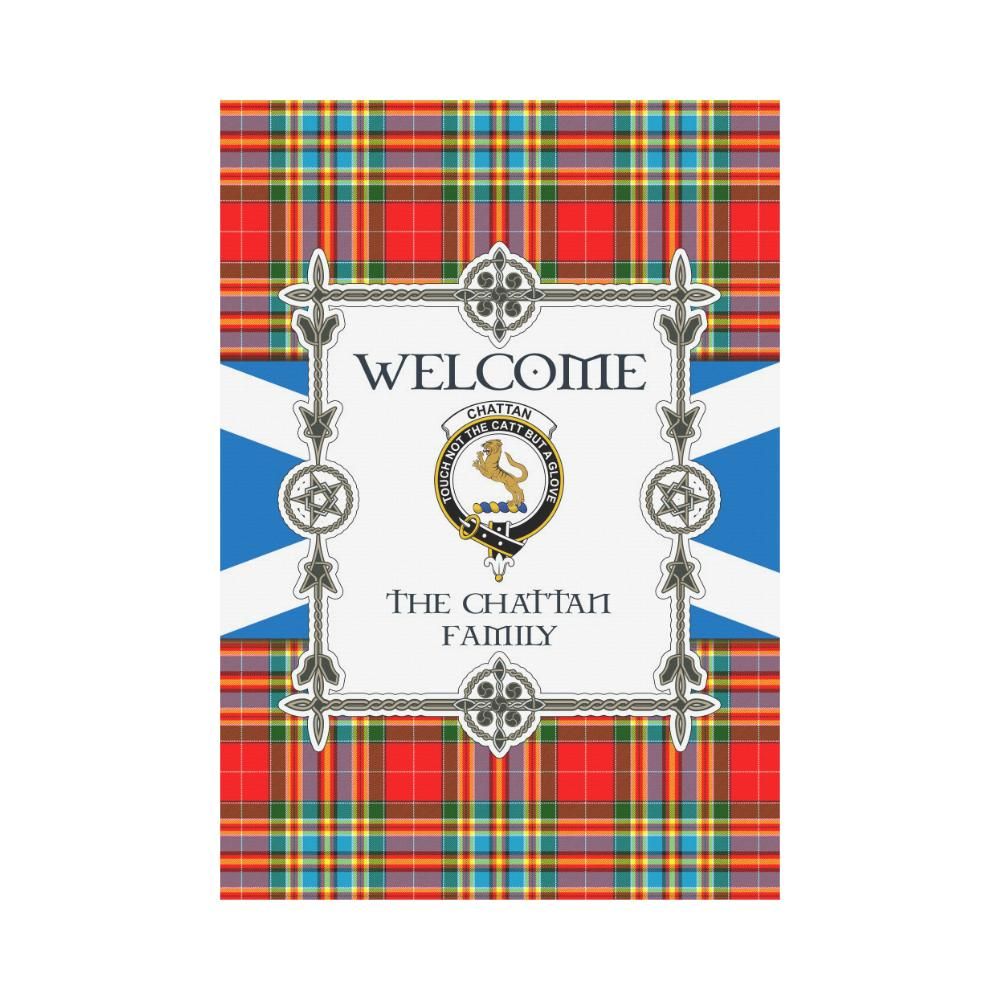 Chattan Clan Garden Flag, Scottish Tartan Chattan Clans Garden Flag New Style