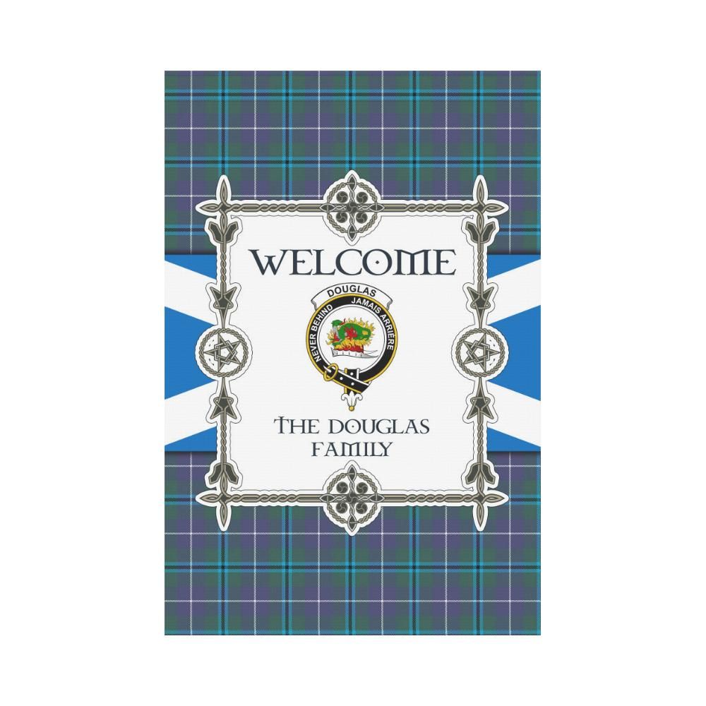 Douglas Clan Garden Flag, Scottish Tartan Douglas Clans Garden Flag New Style