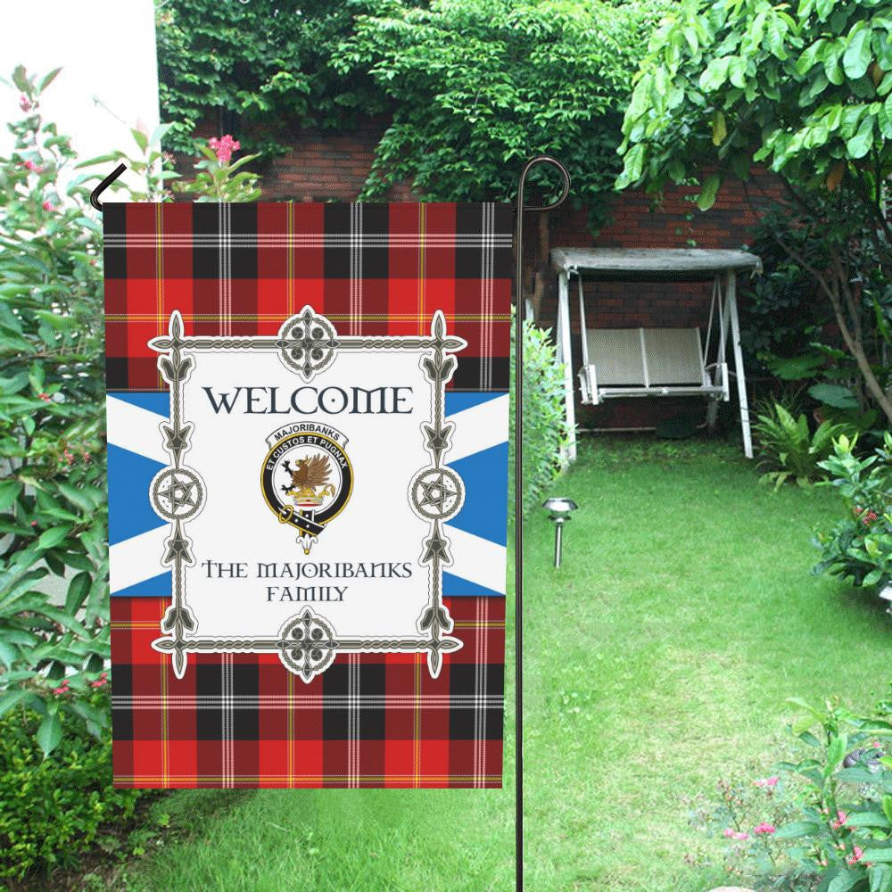 Majoribanks Clan Garden Flag, Scottish Tartan Majoribanks Clans Garden Flag New Style