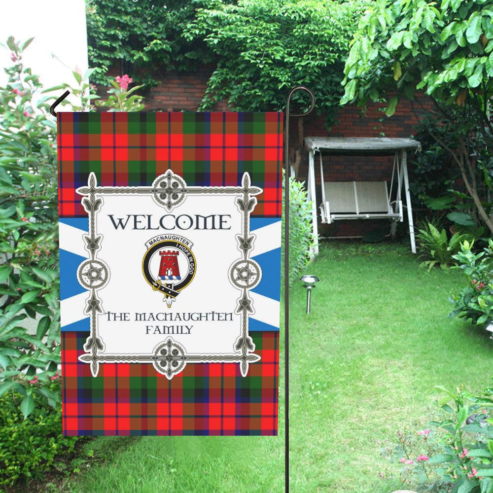 Macnaughten Clan Garden Flag, Scottish Tartan Macnaughten Clans Garden Flag New Style