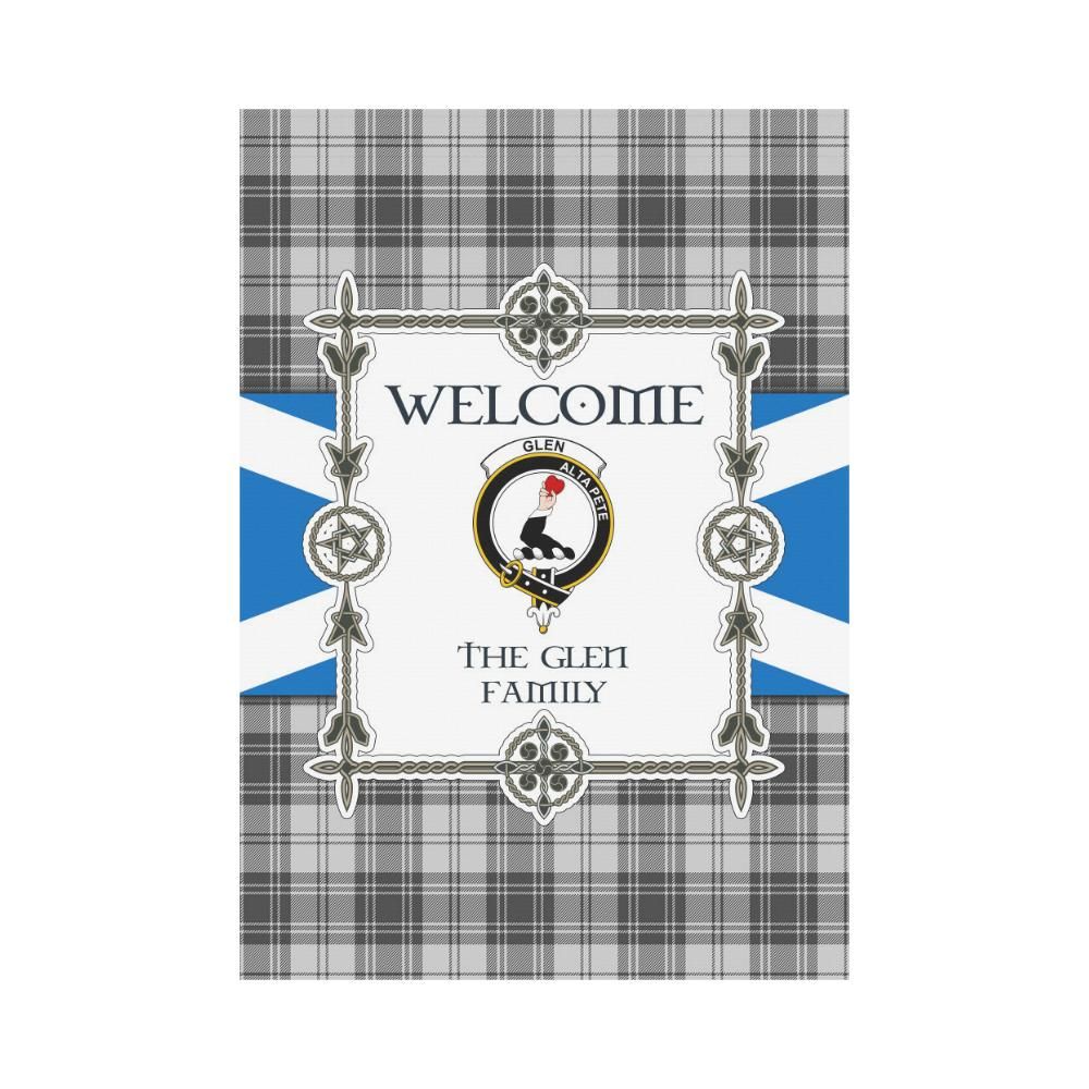 Glen Clan Garden Flag, Scottish Tartan Glen Clans Garden Flag New Style