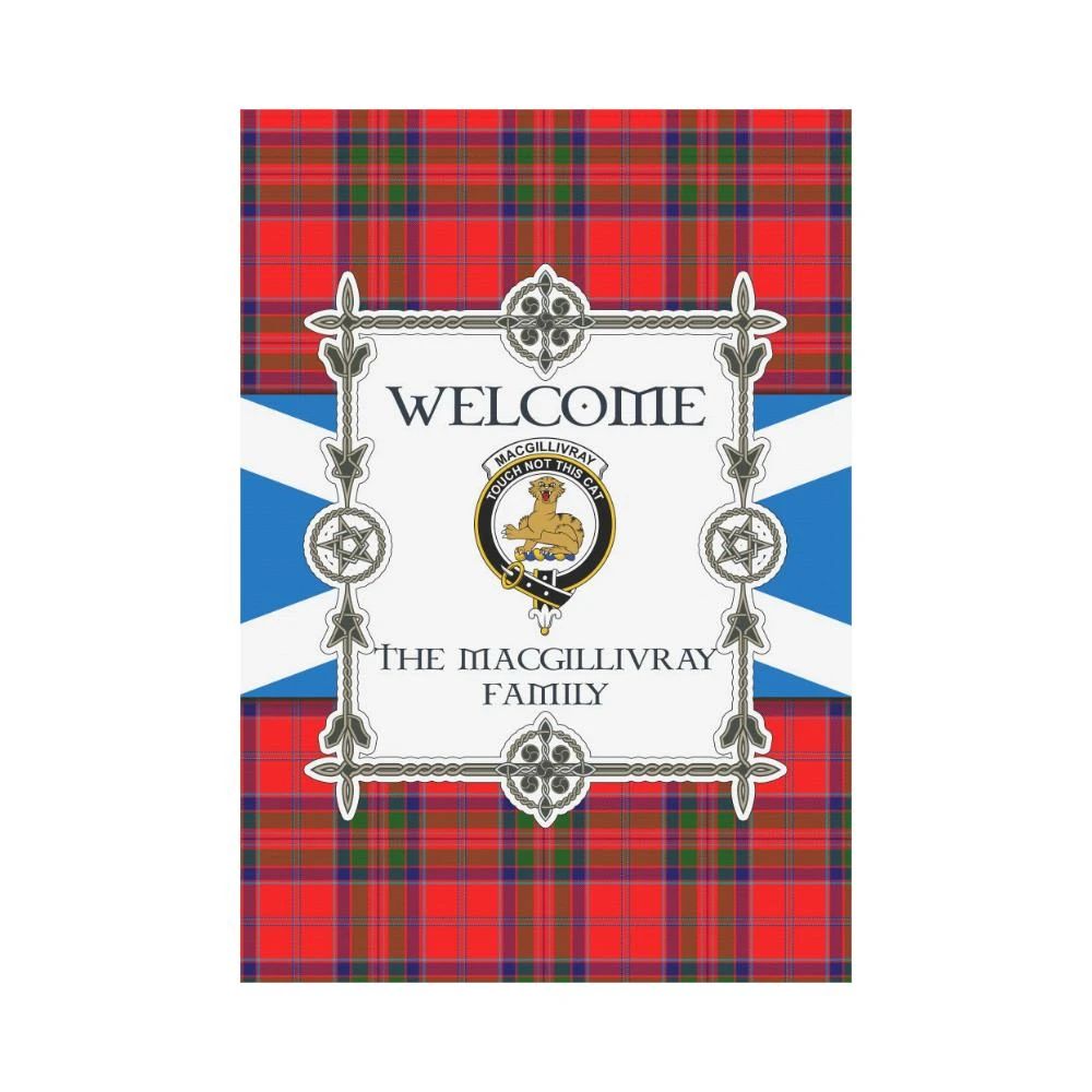 Macgillivray Clan Garden Flag, Scottish Tartan Macgillivray Clans Garden Flag New Style