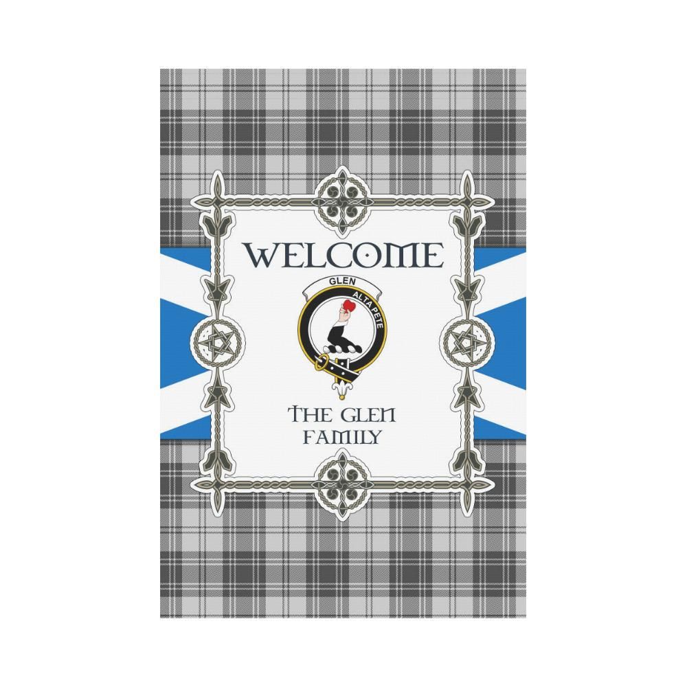 Glen Clan Garden Flag, Scottish Tartan Glen Clans Garden Flag New Style