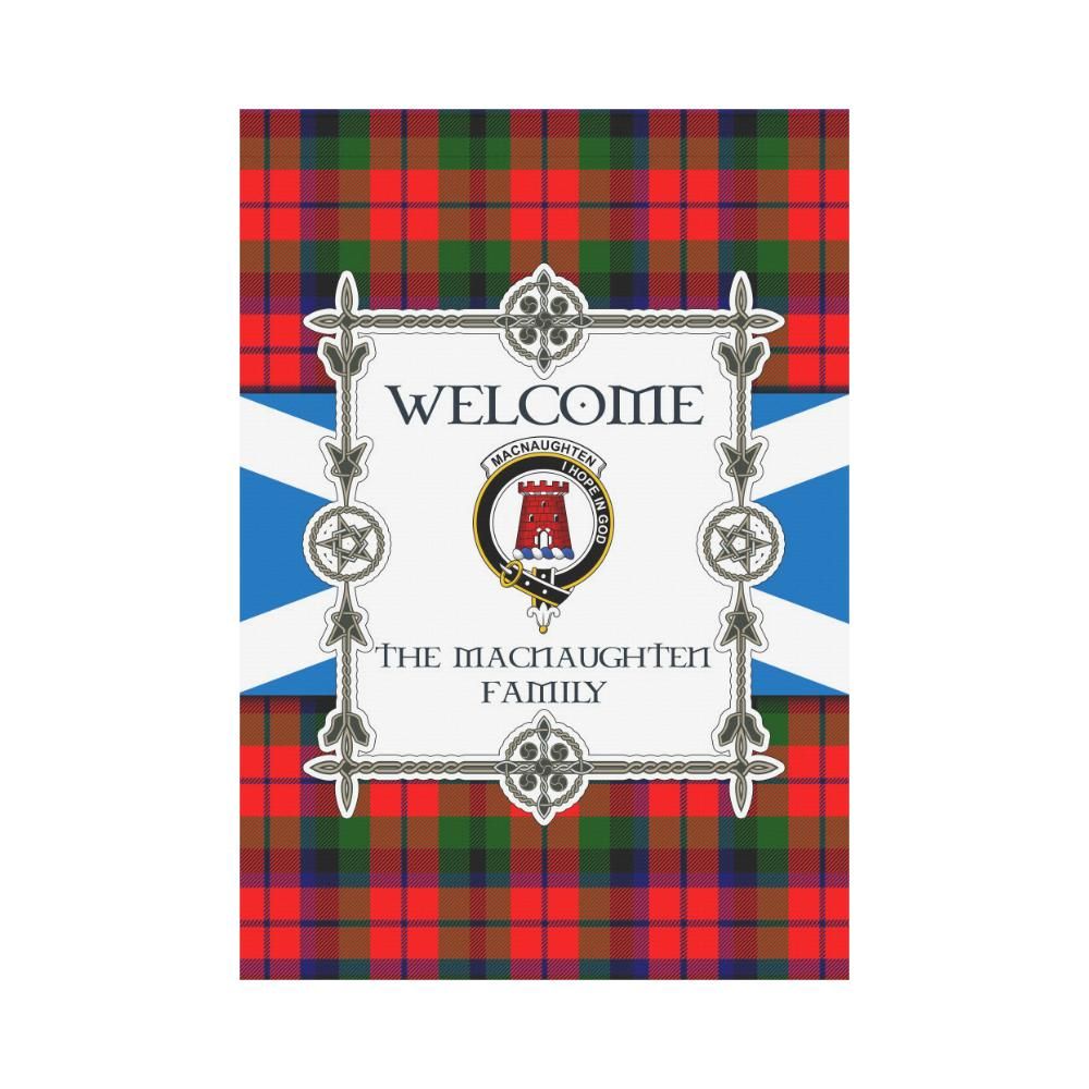 Macnaughten Clan Garden Flag, Scottish Tartan Macnaughten Clans Garden Flag New Style