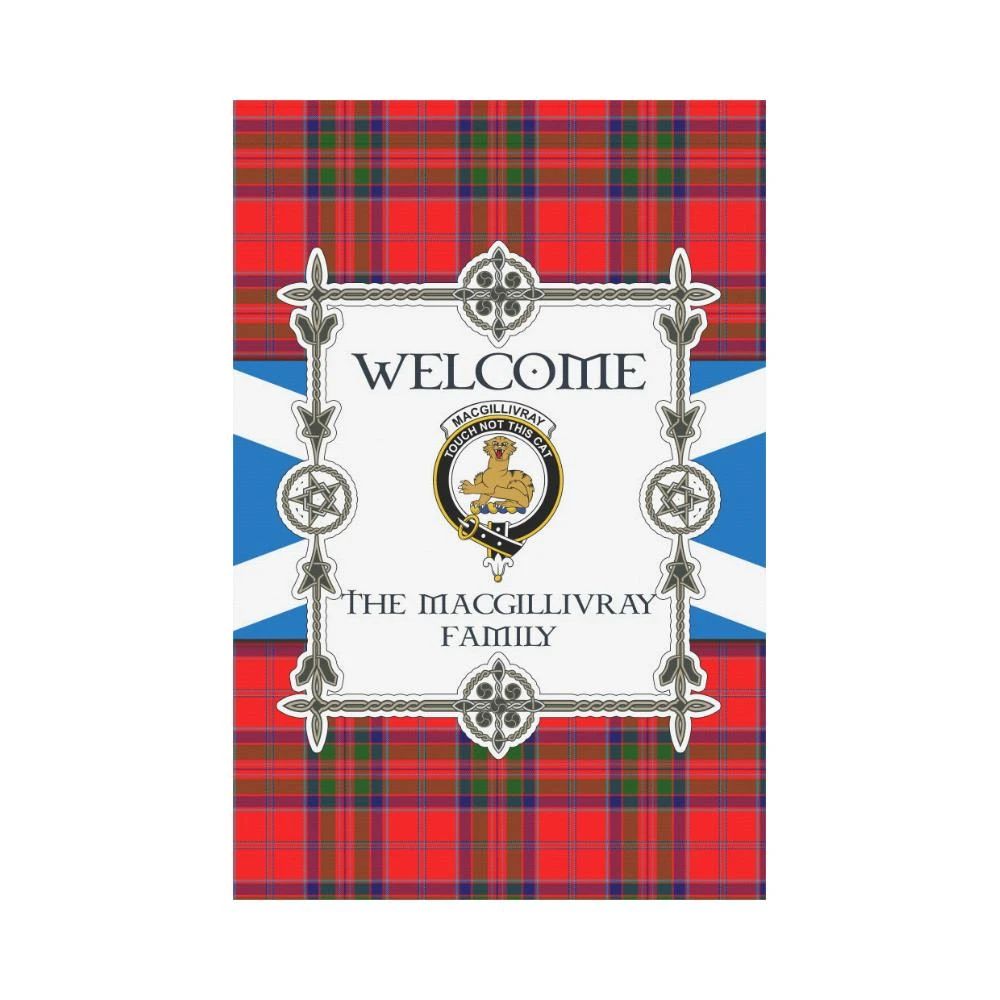 Macgillivray Clan Garden Flag, Scottish Tartan Macgillivray Clans Garden Flag New Style