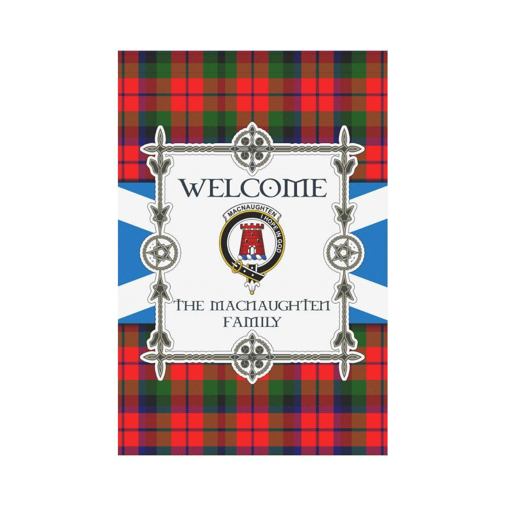Macnaughten Clan Garden Flag, Scottish Tartan Macnaughten Clans Garden Flag New Style