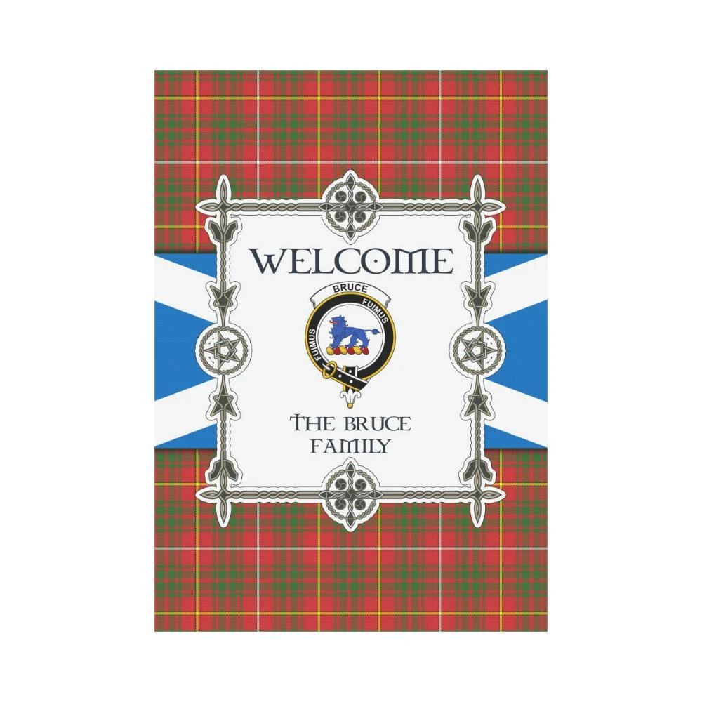Bruce Clan Garden Flag, Scottish Tartan Bruce Clans Garden Flag New Style