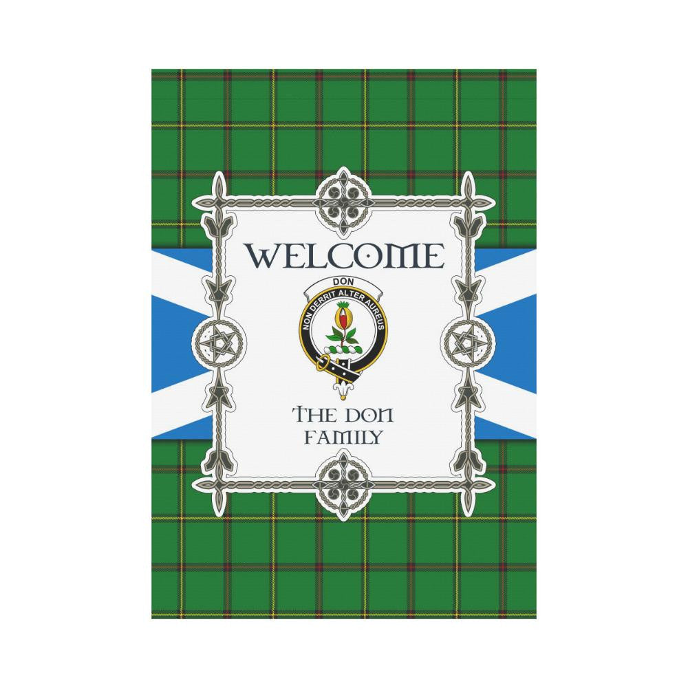 Don Clan Garden Flag, Scottish Tartan Don Clans Garden Flag New Style