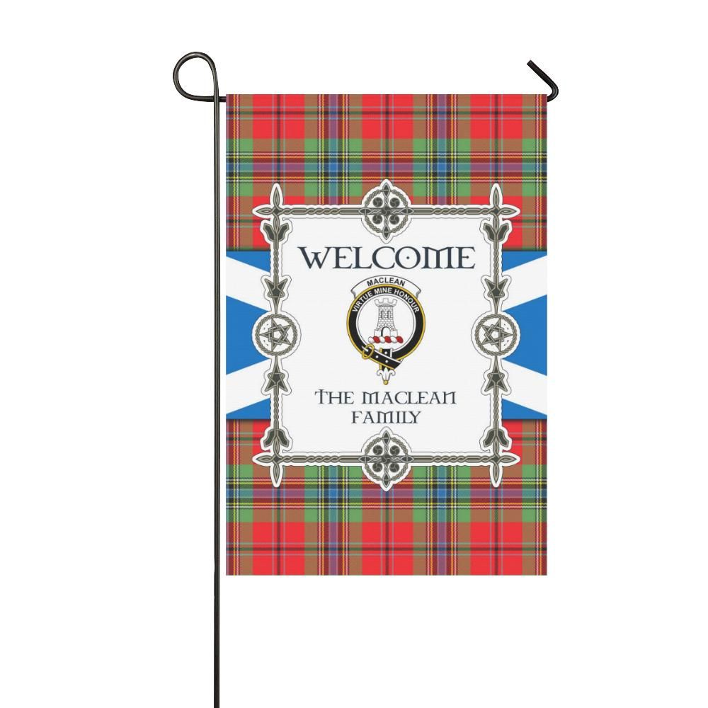 Maclean Clan Garden Flag, Scottish Tartan Maclean Clans Garden Flag New Style