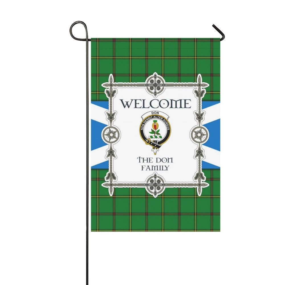 Don Clan Garden Flag, Scottish Tartan Don Clans Garden Flag New Style