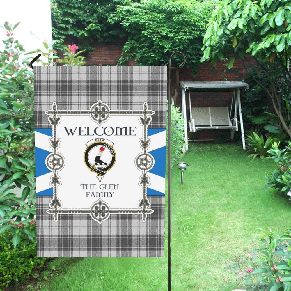 Glen Clan Garden Flag, Scottish Tartan Glen Clans Garden Flag New Style