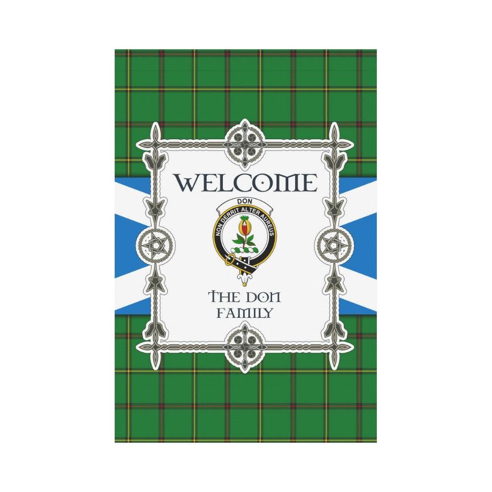 Don Clan Garden Flag, Scottish Tartan Don Clans Garden Flag New Style