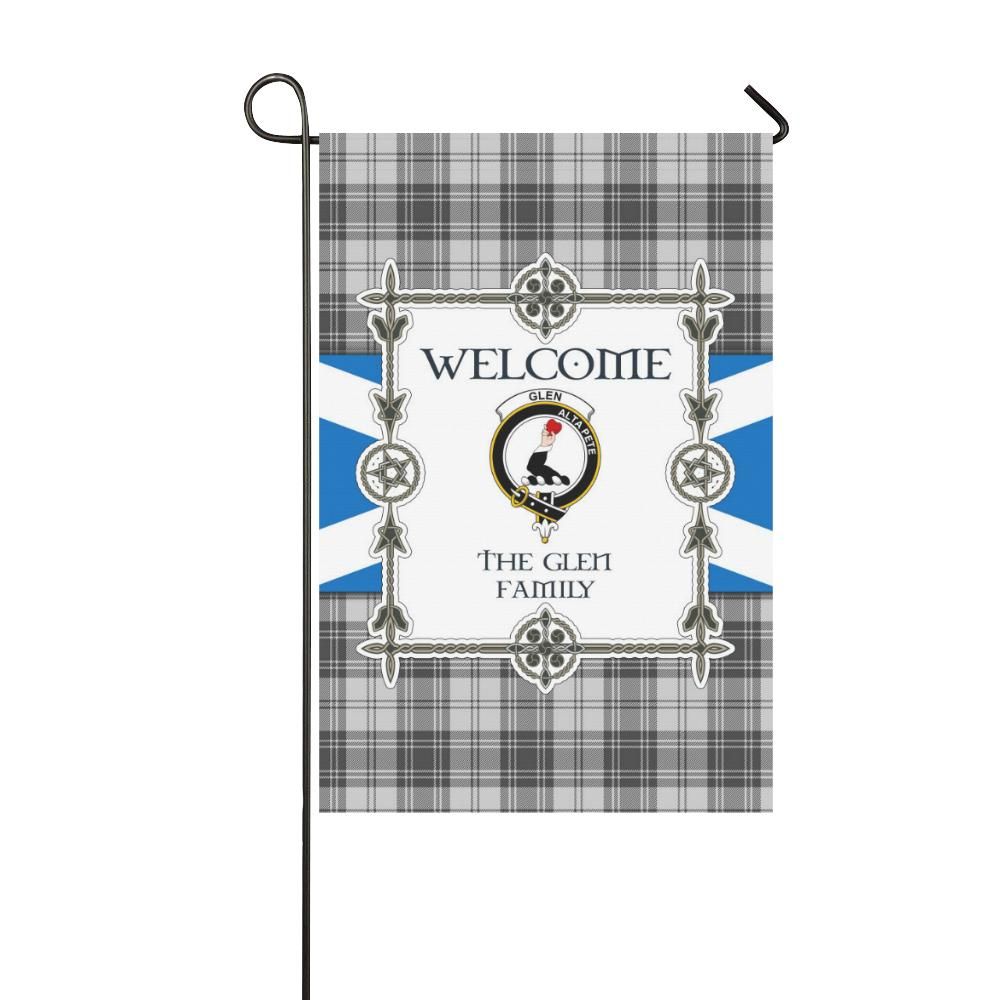 Glen Clan Garden Flag, Scottish Tartan Glen Clans Garden Flag New Style