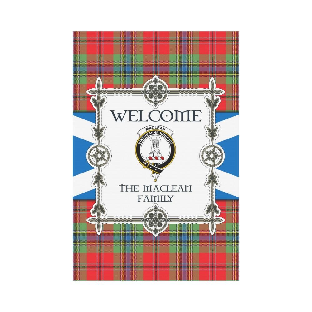 Maclean Clan Garden Flag, Scottish Tartan Maclean Clans Garden Flag New Style