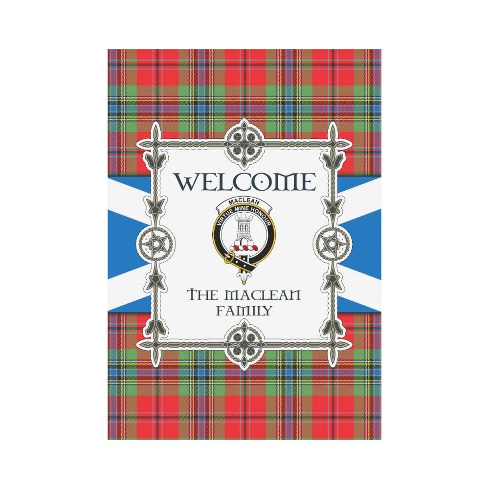Maclean Clan Garden Flag, Scottish Tartan Maclean Clans Garden Flag New Style