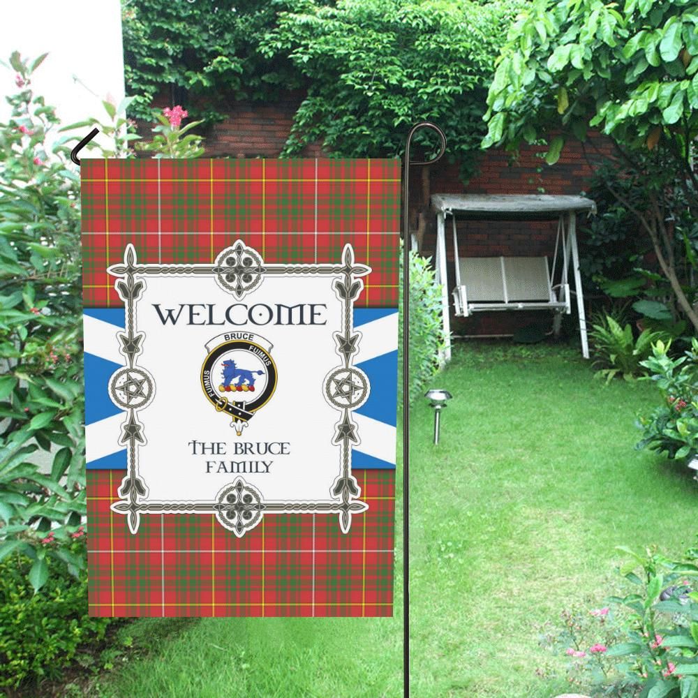 Bruce Clan Garden Flag, Scottish Tartan Bruce Clans Garden Flag New Style