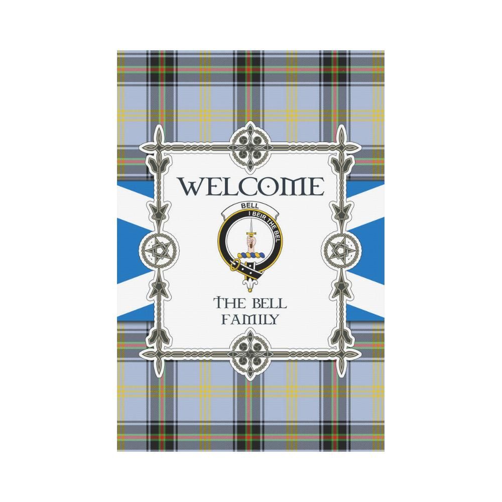 Bell Clan Garden Flag, Scottish Tartan Bell Clans Garden Flag New Style