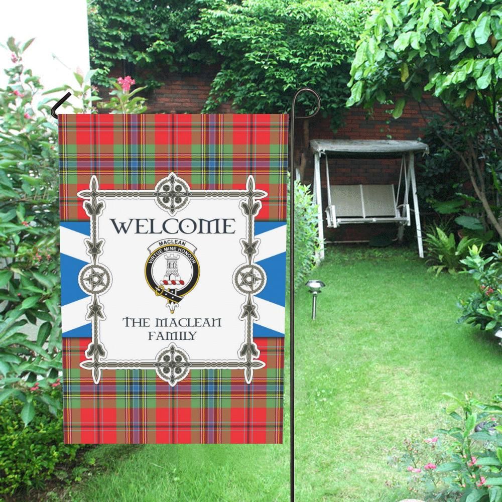 Maclean Clan Garden Flag, Scottish Tartan Maclean Clans Garden Flag New Style