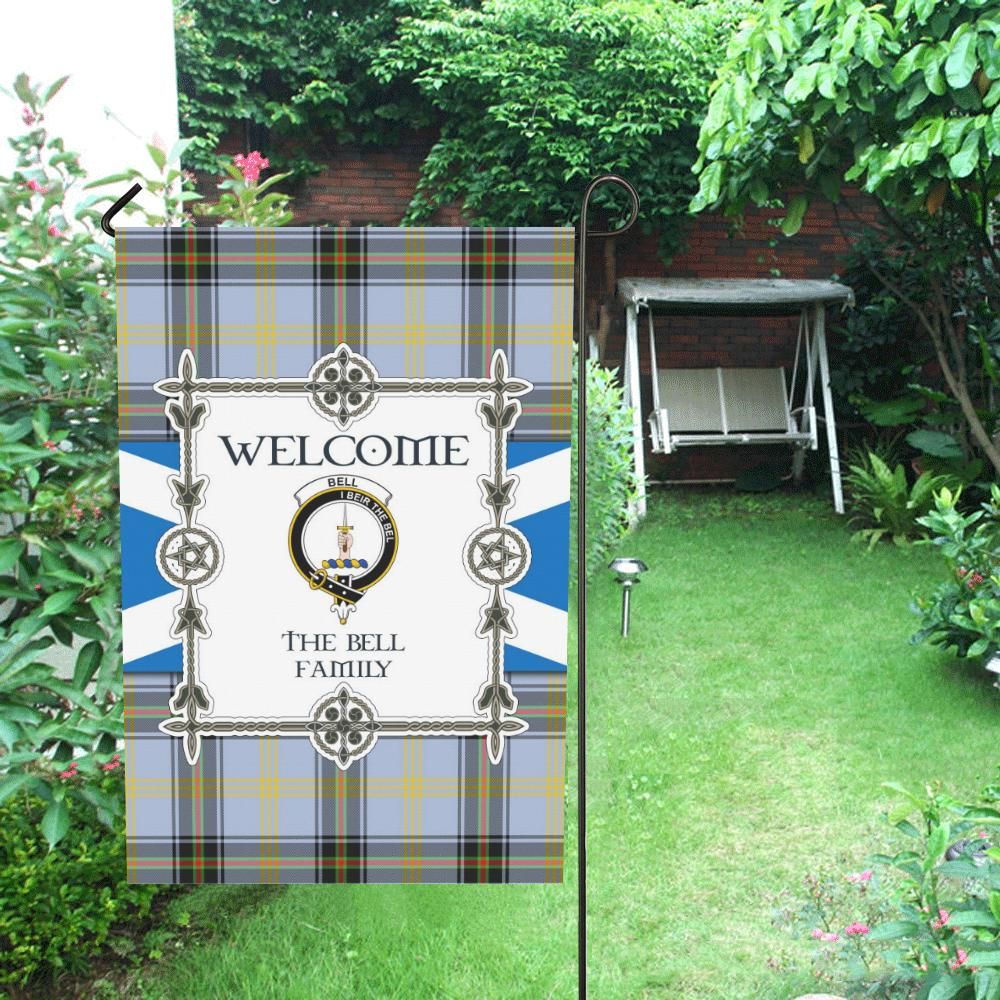 Bell Clan Garden Flag, Scottish Tartan Bell Clans Garden Flag New Style