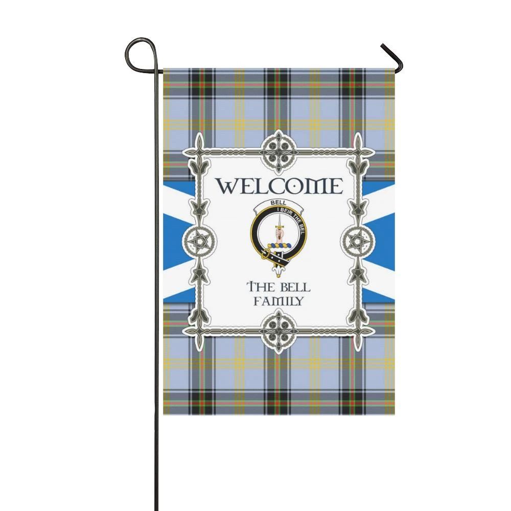 Bell Clan Garden Flag, Scottish Tartan Bell Clans Garden Flag New Style