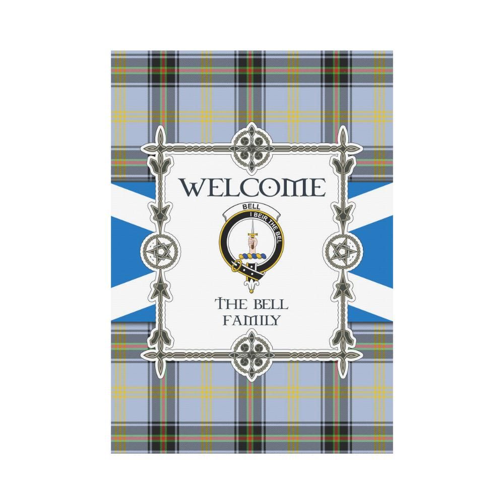 Bell Clan Garden Flag, Scottish Tartan Bell Clans Garden Flag New Style