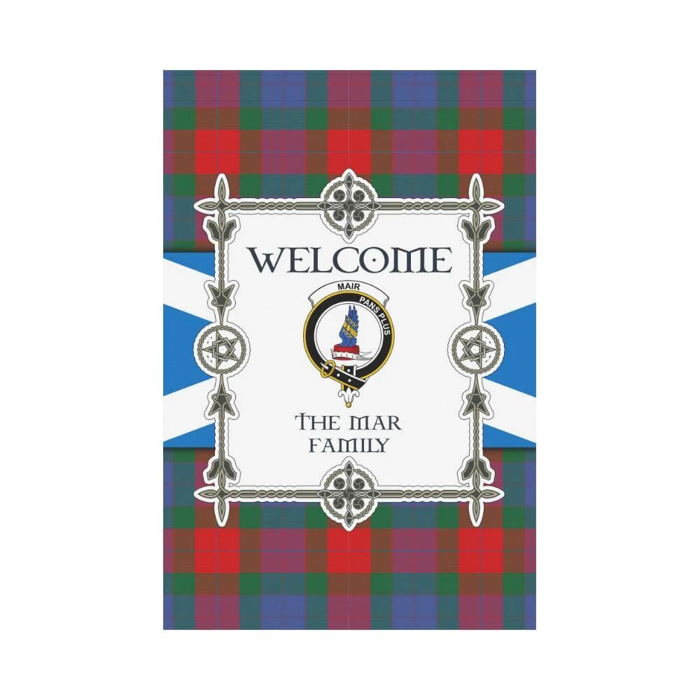 Mair Clan Garden Flag, Scottish Tartan Mair Clans Garden Flag New Style