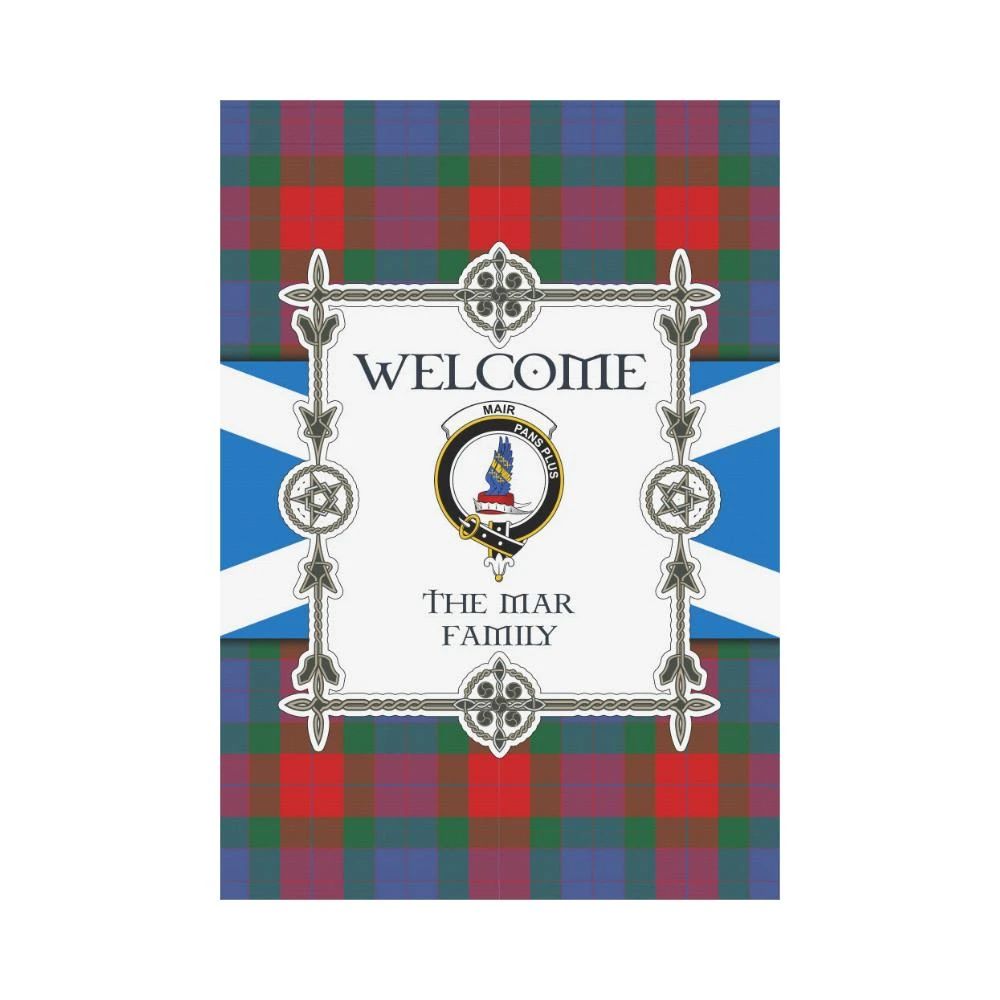 Mair Clan Garden Flag, Scottish Tartan Mair Clans Garden Flag New Style