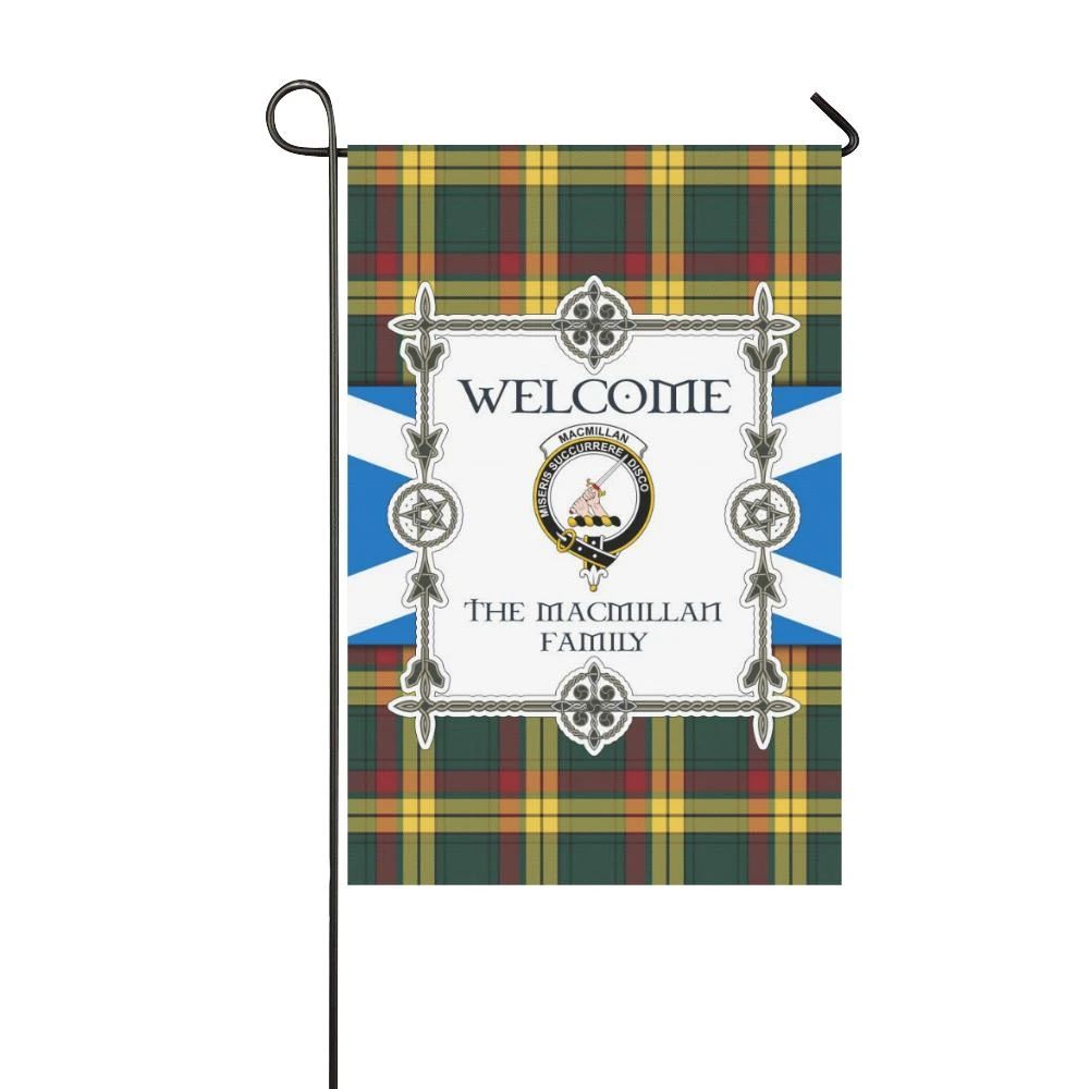 Macmillan Clan Garden Flag, Scottish Tartan Macmillan Clans Garden Flag New Style