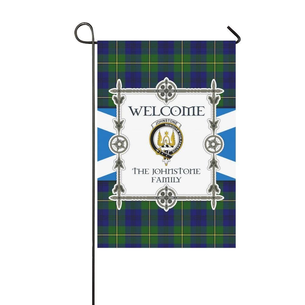 Johnstone Clan Garden Flag, Scottish Tartan Johnstone Clans Garden Flag New Style