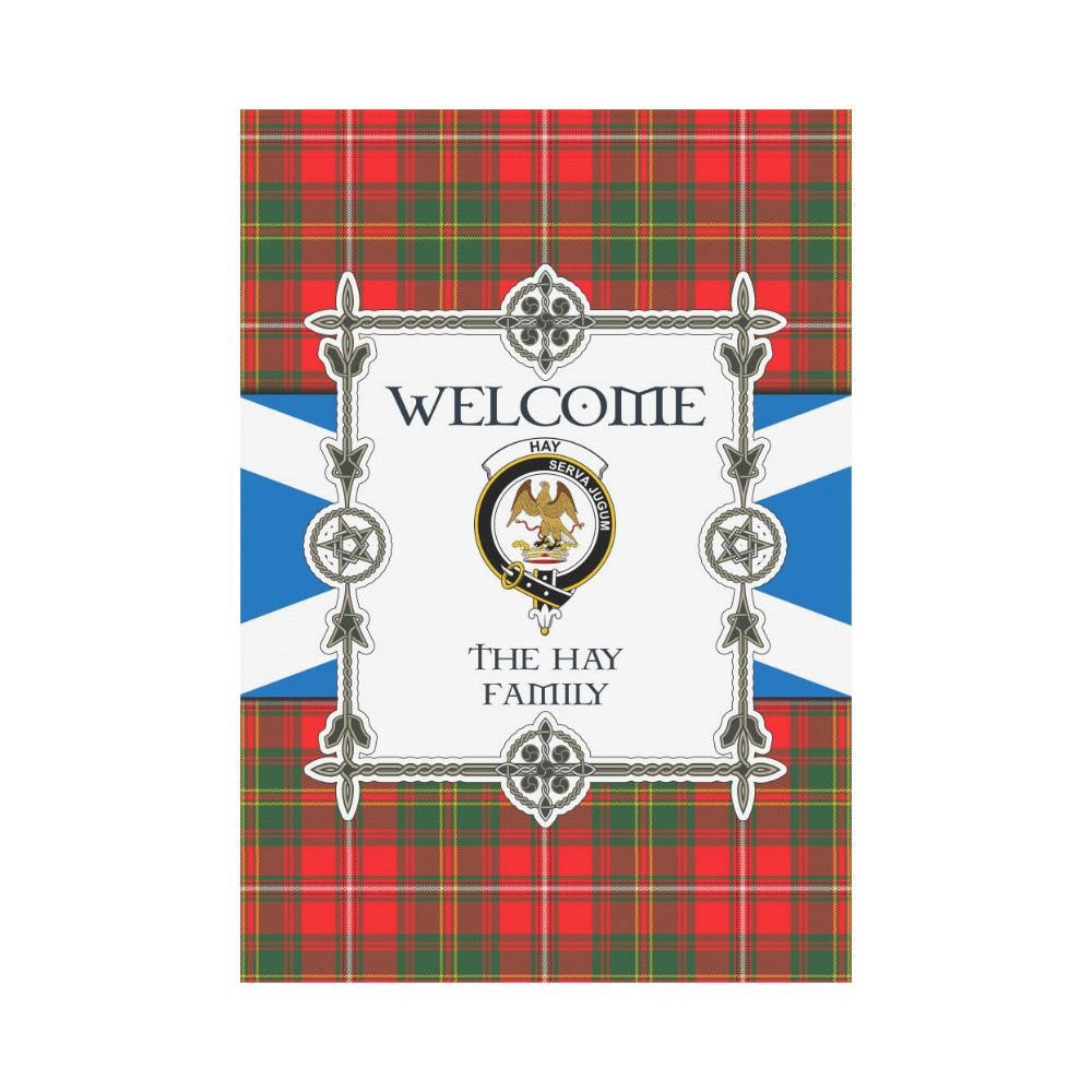 Hay Clan Garden Flag, Scottish Tartan Hay Clans Garden Flag New Style