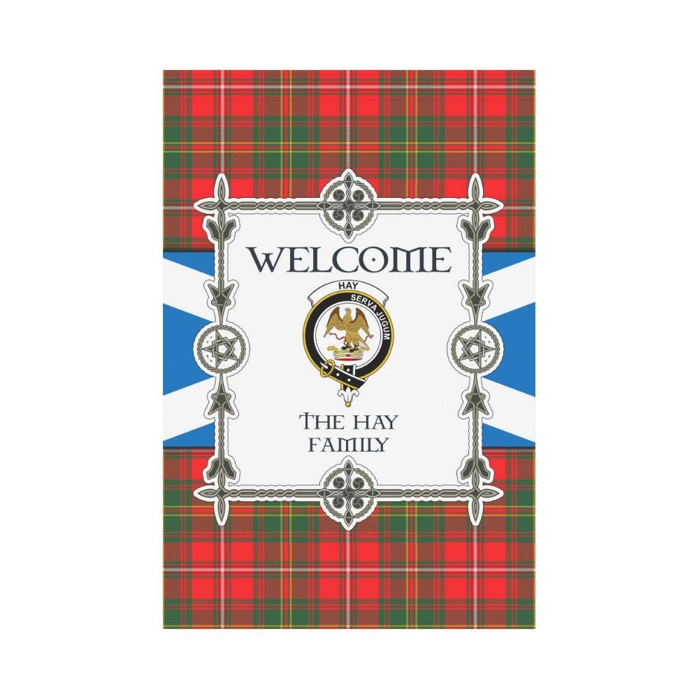 Hay Clan Garden Flag, Scottish Tartan Hay Clans Garden Flag New Style