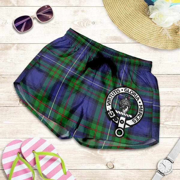 Scottish Tartan Donnachaidh Clans Women Short Badge Style