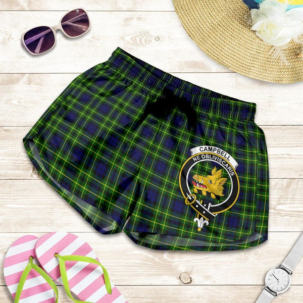 Scottish Tartan Campbell of Breadalbane Modern Clans Women Short Badge Style