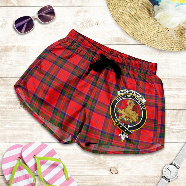 Scottish Tartan MacGillivray Modern Clans Women Short Badge Style