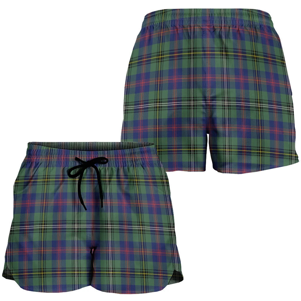 Scottish Tartan Wood Modern Clans Women Short Badge Style