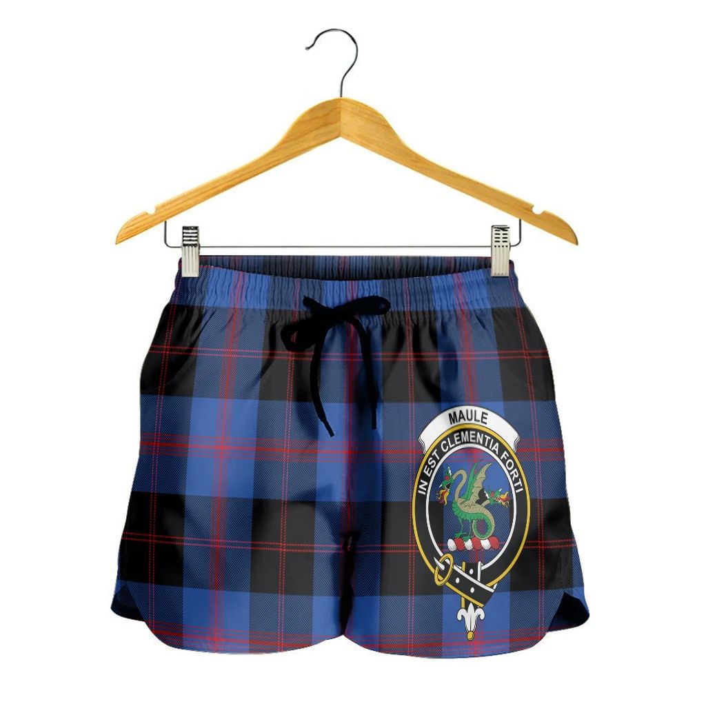 Scottish Tartan Maule Clans Women Short Badge Style