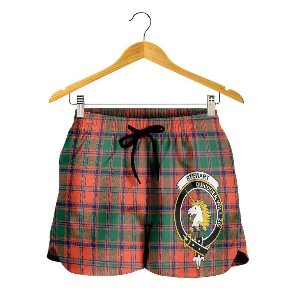 Scottish Tartan Stewart of Appin Ancient Clans Women Short Badge Style