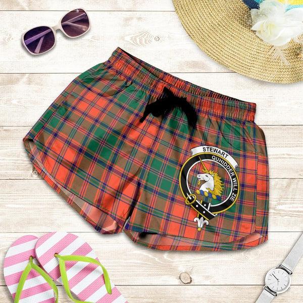 Scottish Tartan Stewart of Appin Ancient Clans Women Short Badge Style