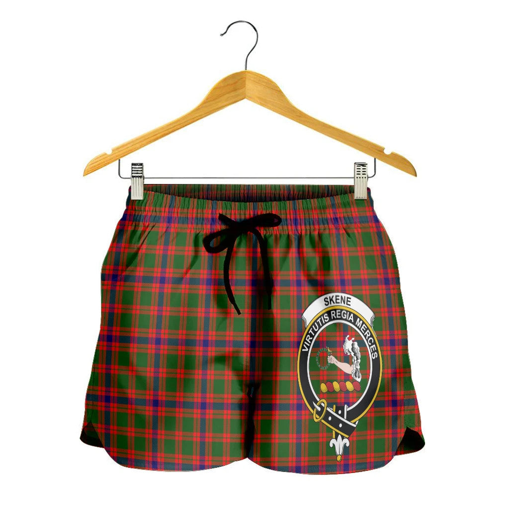 Scottish Tartan Skene Modern Clans Women Short Badge Style